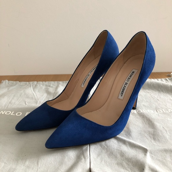 Manolo Blahnik Shoes - Manolo Blahnik BB Suede Pointed-Toe Pump